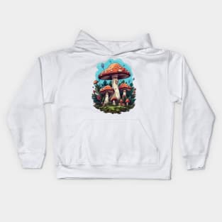 Mushroom Forest Kids Hoodie